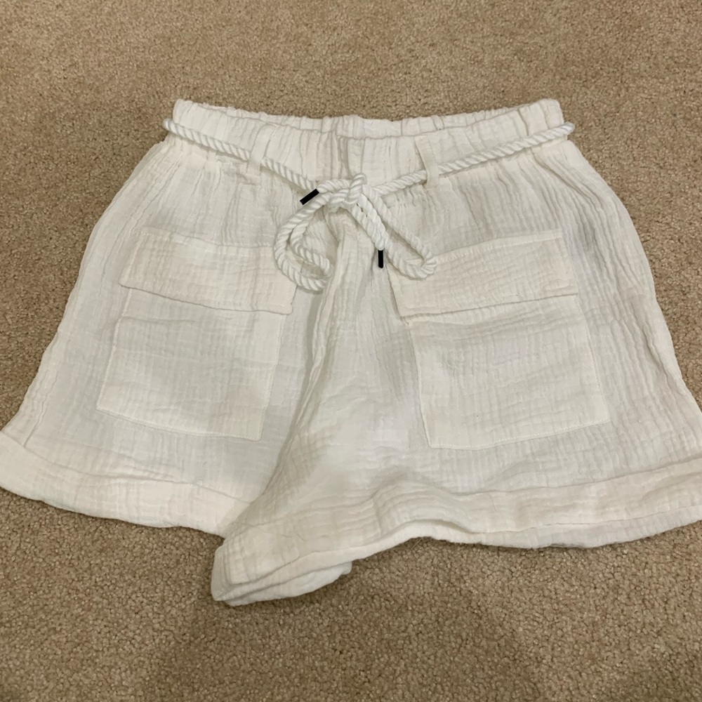 Forever 21 linen-like gauze beach shorts